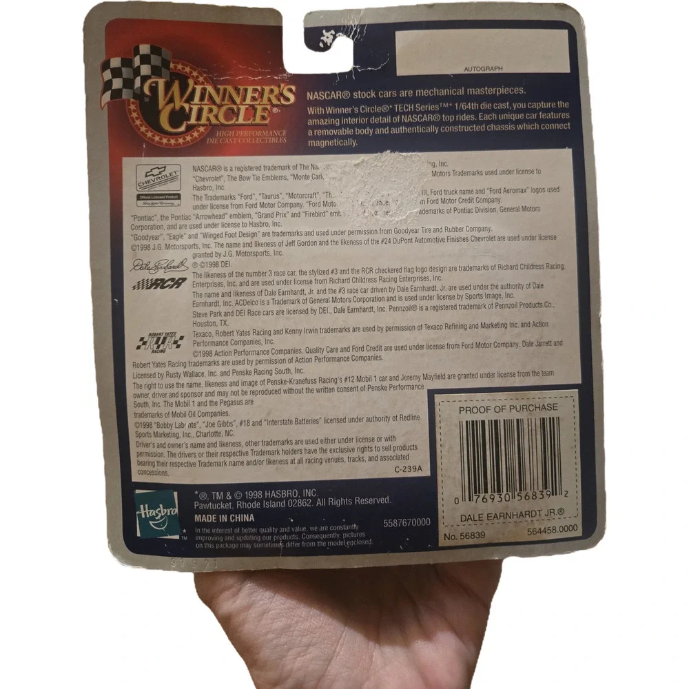 Dale Earnhardt Jr #3 ACDelco Winner's Circle Tech Series 1:64 Sealed